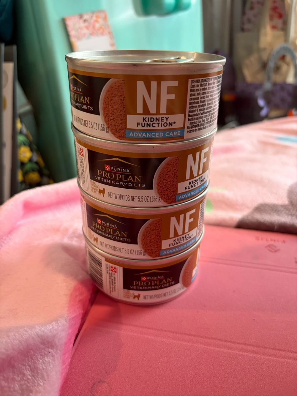 Purina Pro Plan Advanced Care Kidney Function Wet Cat Food 4X 5.5 Oz cans ( read